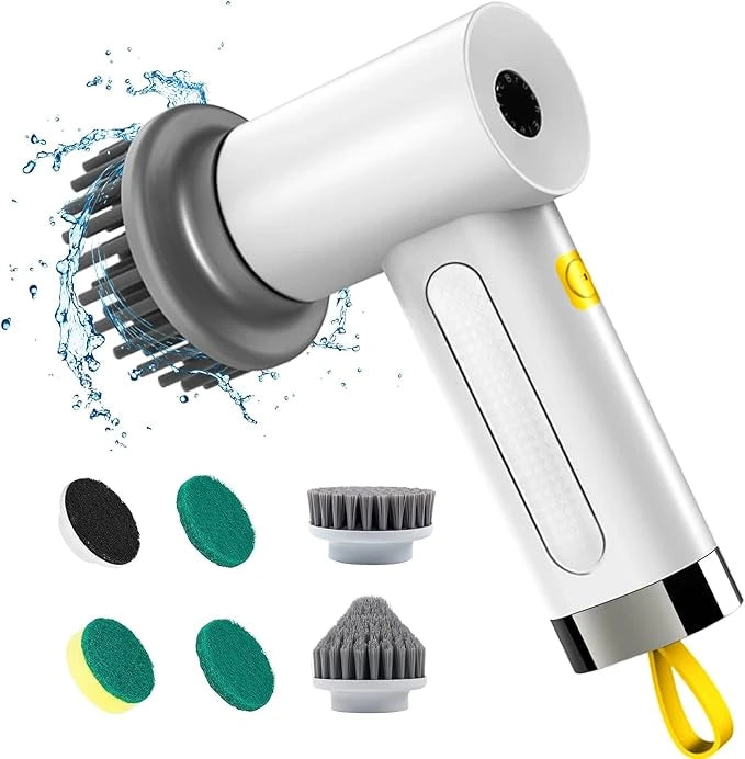 Brosse Électrique de Nettoyage Multifonction pour Cuisine + Chiffons Offerts